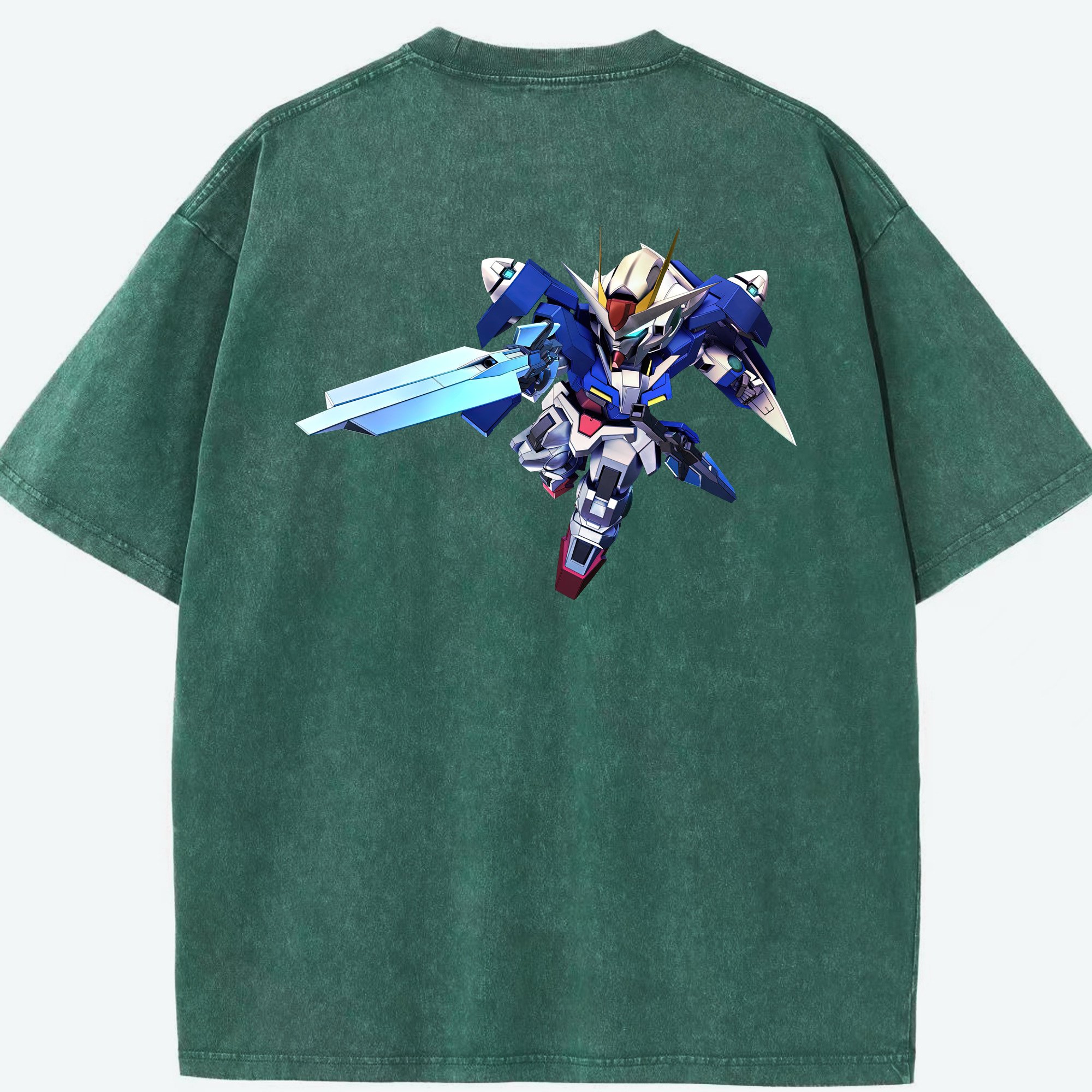 （画像用） 機動戦士ガンダム Mobile Suit Gundam 綿100% ヴィンテージ風 半袖Tシャツ（背面プリント）